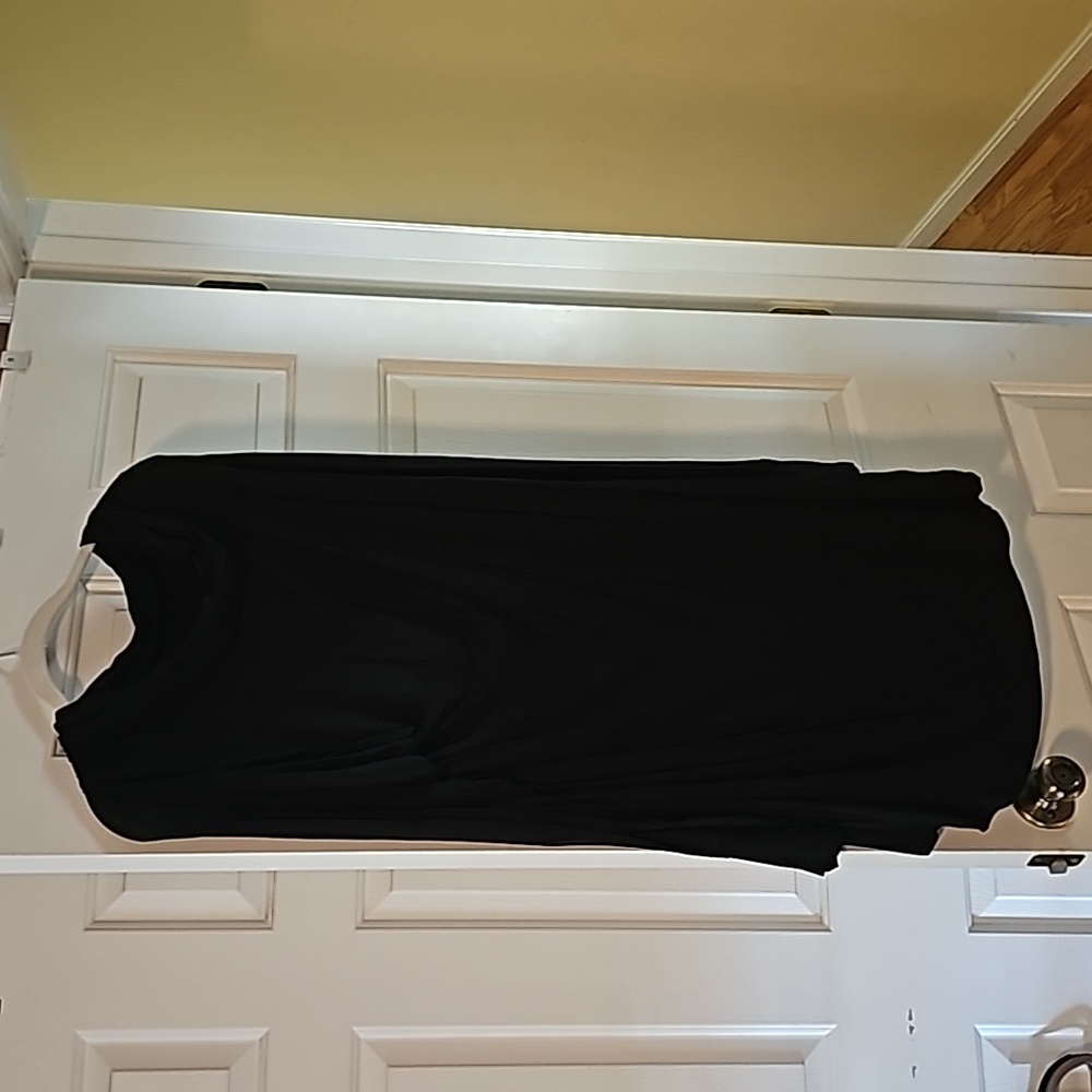 Long sleeve black dress